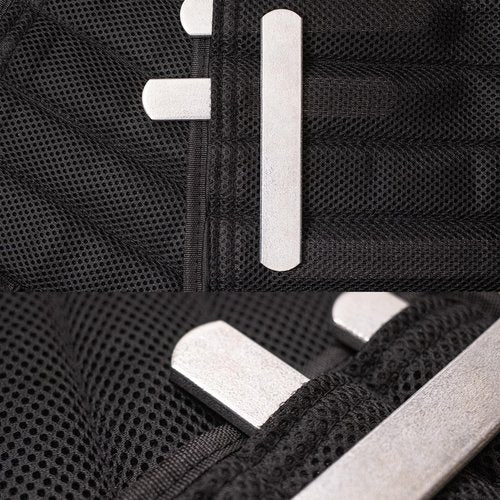 Mavee Fractional Weight Vest Plates, 8 Pack (3.5 Lbs Total / 5.9 Inch), Electroplated Rustproof Solid Steel Inserts for Rucking, Tactical Carrier & Strength Training