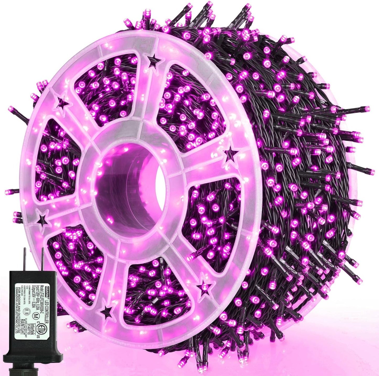 500 LED Christmas String Lights - 164 FT Waterproof RGB Fairy Lights with Remote & Timer for Indoor/Outdoor Holiday Decor