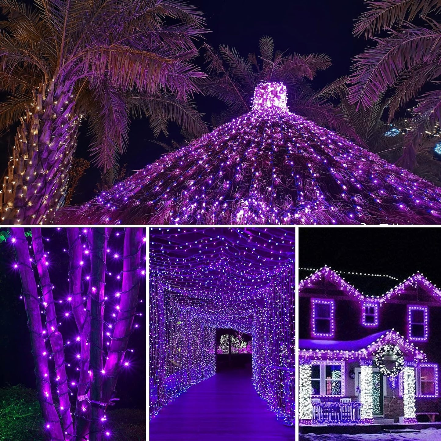 500 LED Christmas String Lights - 164 FT Waterproof RGB Fairy Lights with Remote & Timer for Indoor/Outdoor Holiday Decor