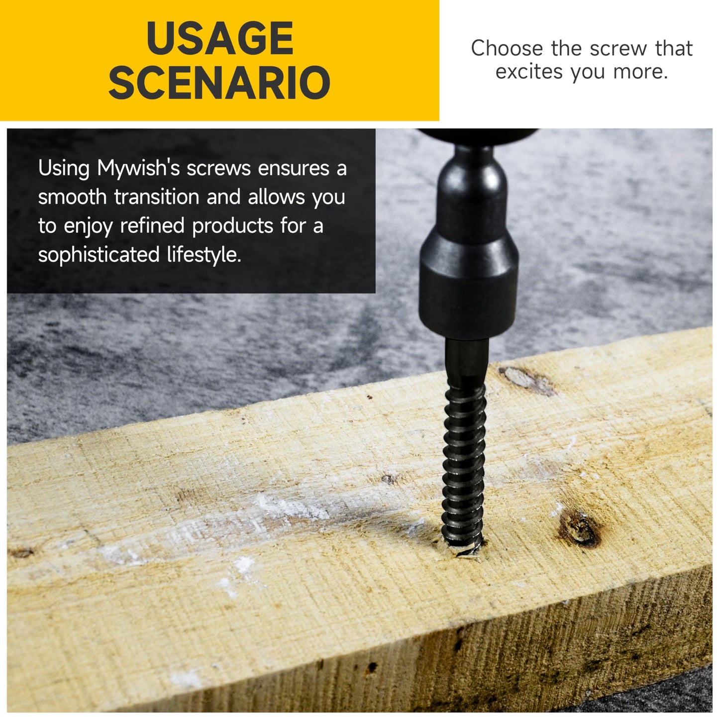 MYWISH (20Sets) 1/4" x 2" Hex Head Lag Bolts, Heavy Duty Lag Screws with Washers, 304 Stainless Steel Bolts 18-8, Lag Screws Wood Screws, Partial Thread Black Oxide, 1/4 Bolt