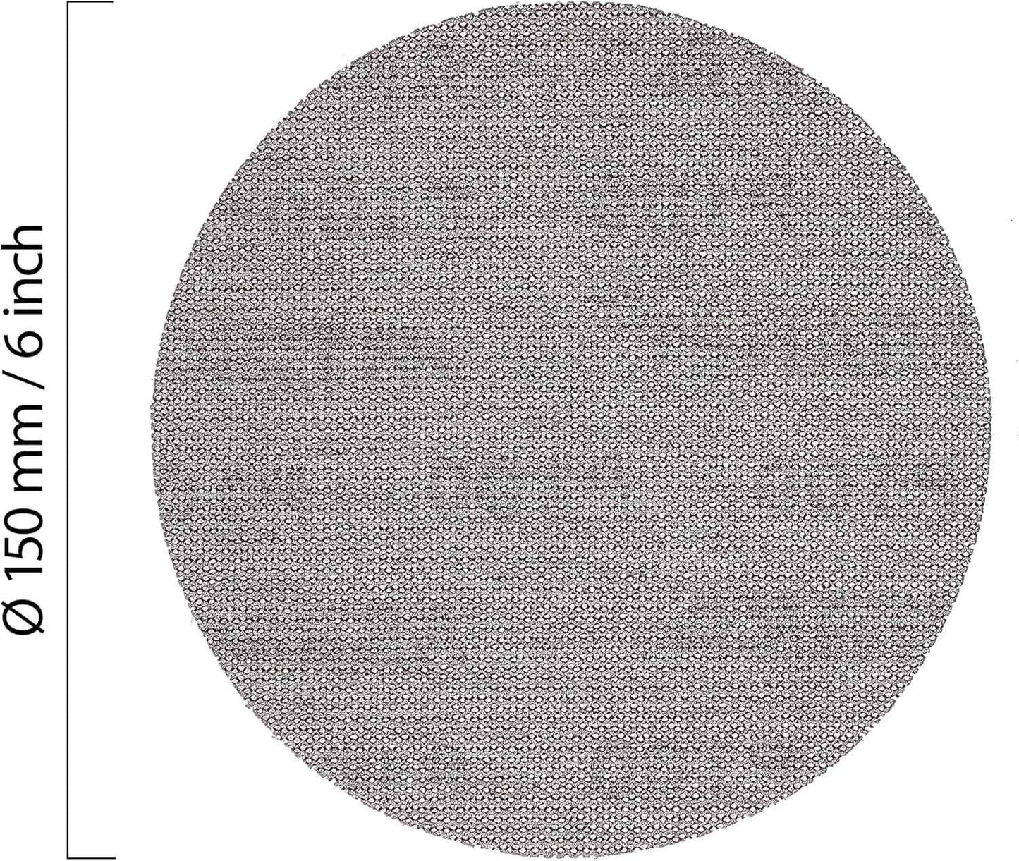 Mirka Abranet 6-Inch Sanding Discs - Grit 320, Hook and Loop, Dust-Free, 50 Pack