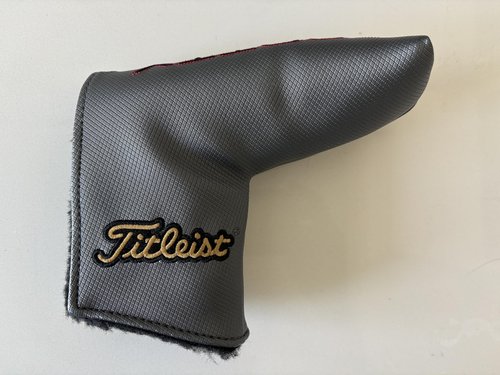 New SCOTTY CAMERON Newport Gray Blade Cover Putter Headcover - 100% Authentic