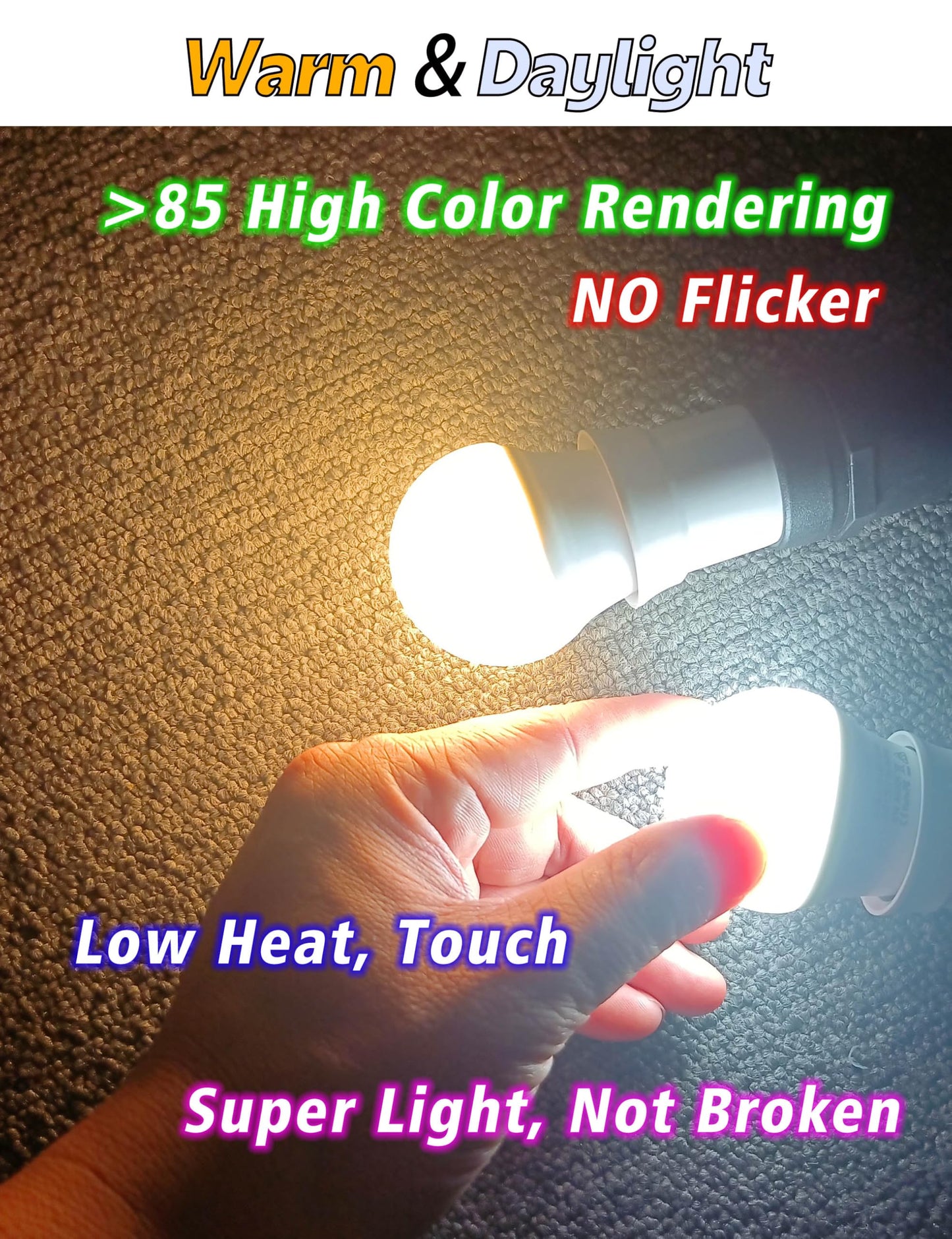 Xyanmc E26 LED Home Appliance Light Bulb 4Watt 120V, 40W Equivalent, A15 Bulbs 400LM 2700K Warm White, E26 Medium Base Freezer Ceiling Fan Chandeliers Table Wall Floor Lamps Non-Dimmable 2PCS