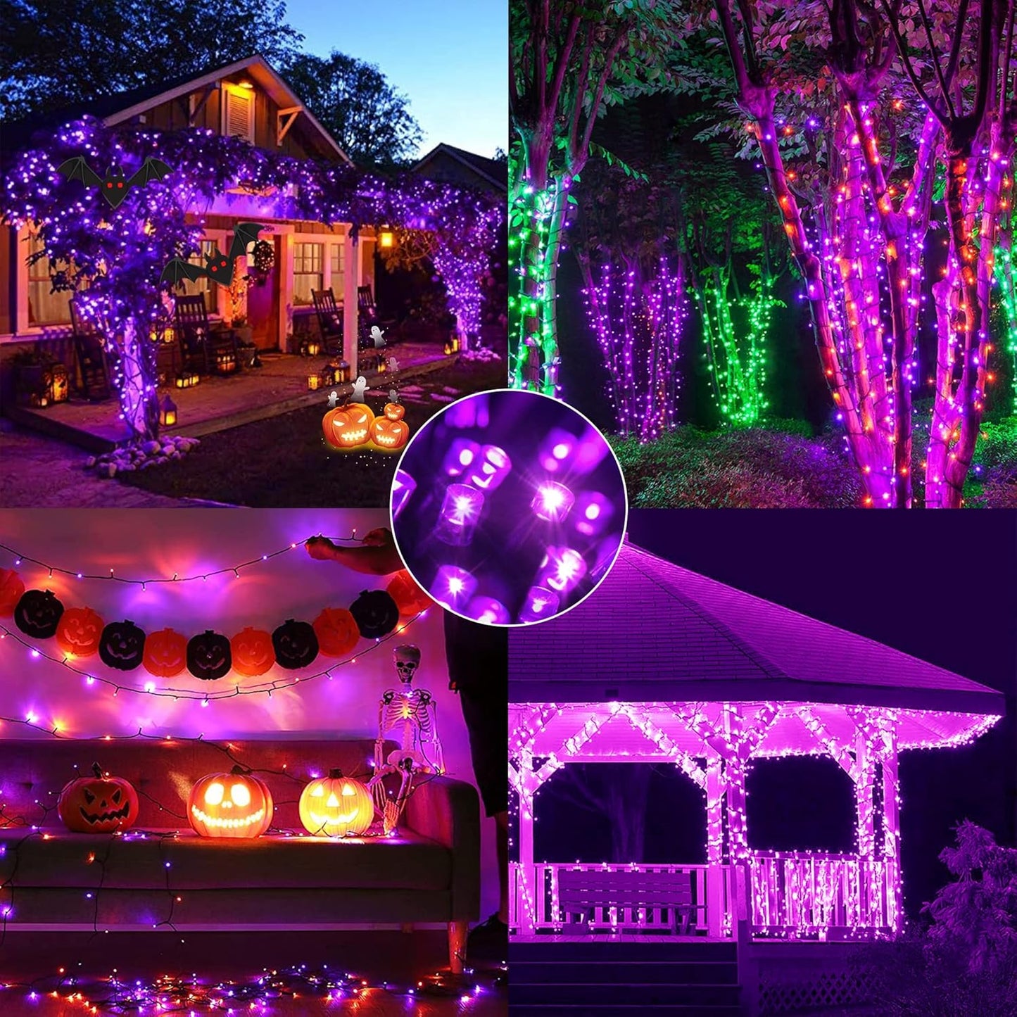 500 LED Christmas String Lights - 164 FT Waterproof RGB Fairy Lights with Remote & Timer for Indoor/Outdoor Holiday Decor