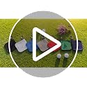 Batiyeer 5 Pack Small Golf Towels with Clip - Microfiber Waffle-Pattern, Portable 5.5 x 5.5 Inch for Men & Women, Gift Set (Black, Gray, Blue)