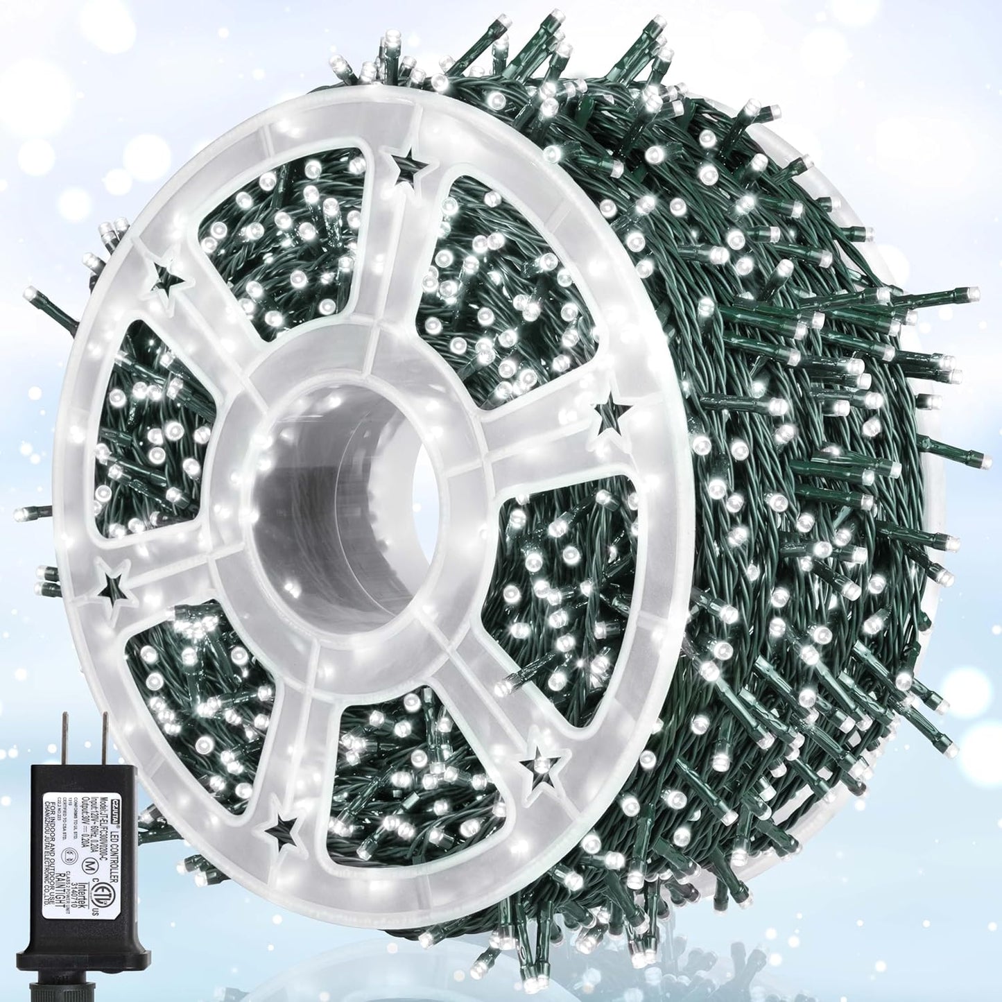 500 LED Christmas String Lights - 164 FT Waterproof RGB Fairy Lights with Remote & Timer for Indoor/Outdoor Holiday Decor
