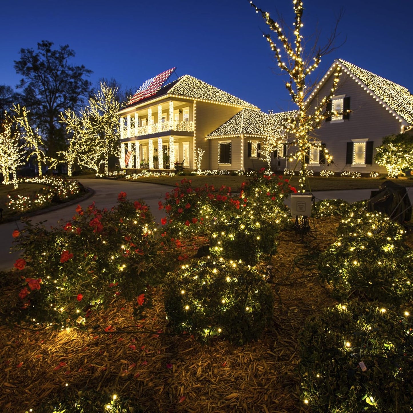 500 LED Christmas String Lights - 164 FT Waterproof RGB Fairy Lights with Remote & Timer for Indoor/Outdoor Holiday Decor