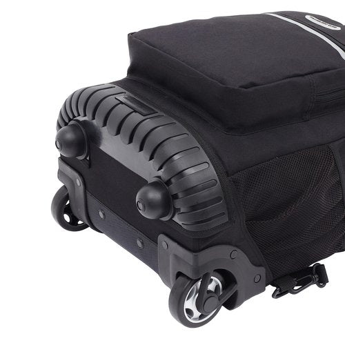 Travelers Club 18" Rolling Backpack with Shoulder Straps, Black