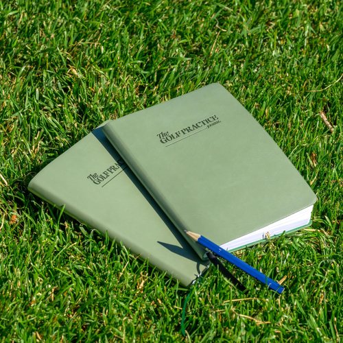 The Golf Practice Journal: Maximize Your Practice, Track Progress, and Elevate Your Golf Game with Research-Backed Strategies, Stylish Leather Design, Track Club Yardages