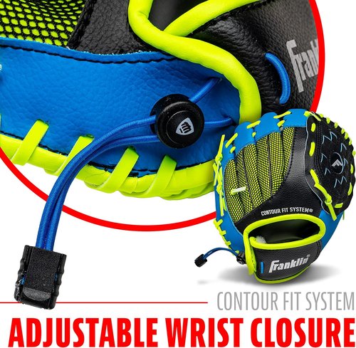 Franklin Sports Kids Baseball Glove - NeoGrip Youth T-Ball Mitt for Boys & Girls - Durable, Lightweight Design