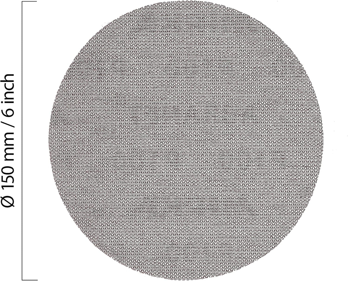 Mirka Abranet 6-Inch Sanding Discs - Grit 320, Hook and Loop, Dust-Free, 50 Pack