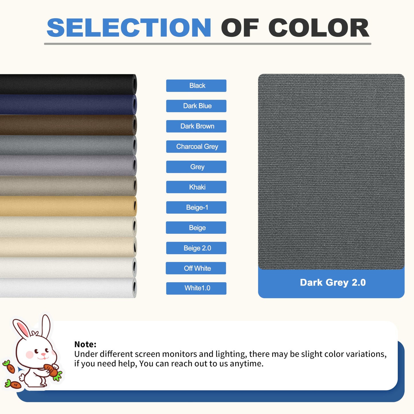 KING MOUNTAIN Canvas Repair Patch 16×60 Inch Self-Adhesive Waterproof Fabric Patch for Sofas, Tents, Furniture,Tote Bags, Car Seats (Dark Grey 2.0)