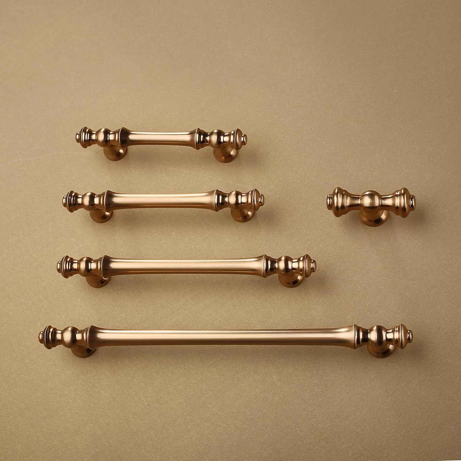 Champagne Bronze Kitchen Cabinet Handles - 6 Pack 9 Inch Pulls for Cupboards & Drawers