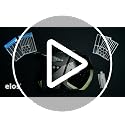 ELOS 3M Reflective Black Helmet Tape - Discreet Hi-Vis Stickers for Helmets (Regular Style, 2 Count)