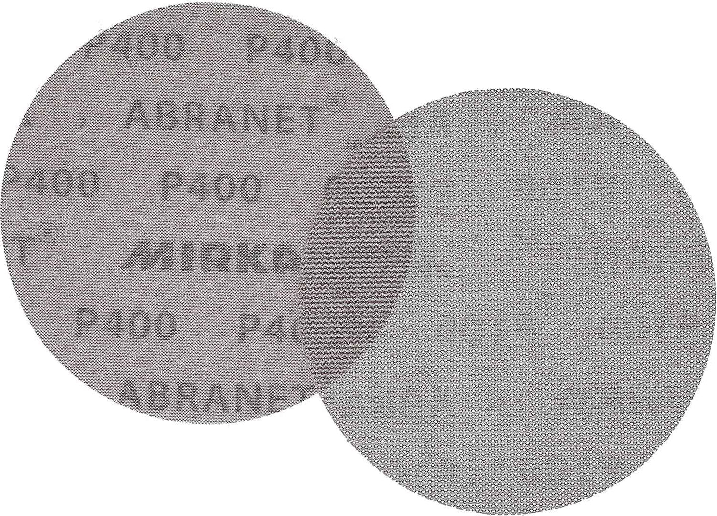 Mirka Abranet 6-Inch Sanding Discs - Grit 320, Hook and Loop, Dust-Free, 50 Pack