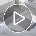 2-Piece Bath Mat Set - Absorbent Quick Dry Non-Slip Rugs