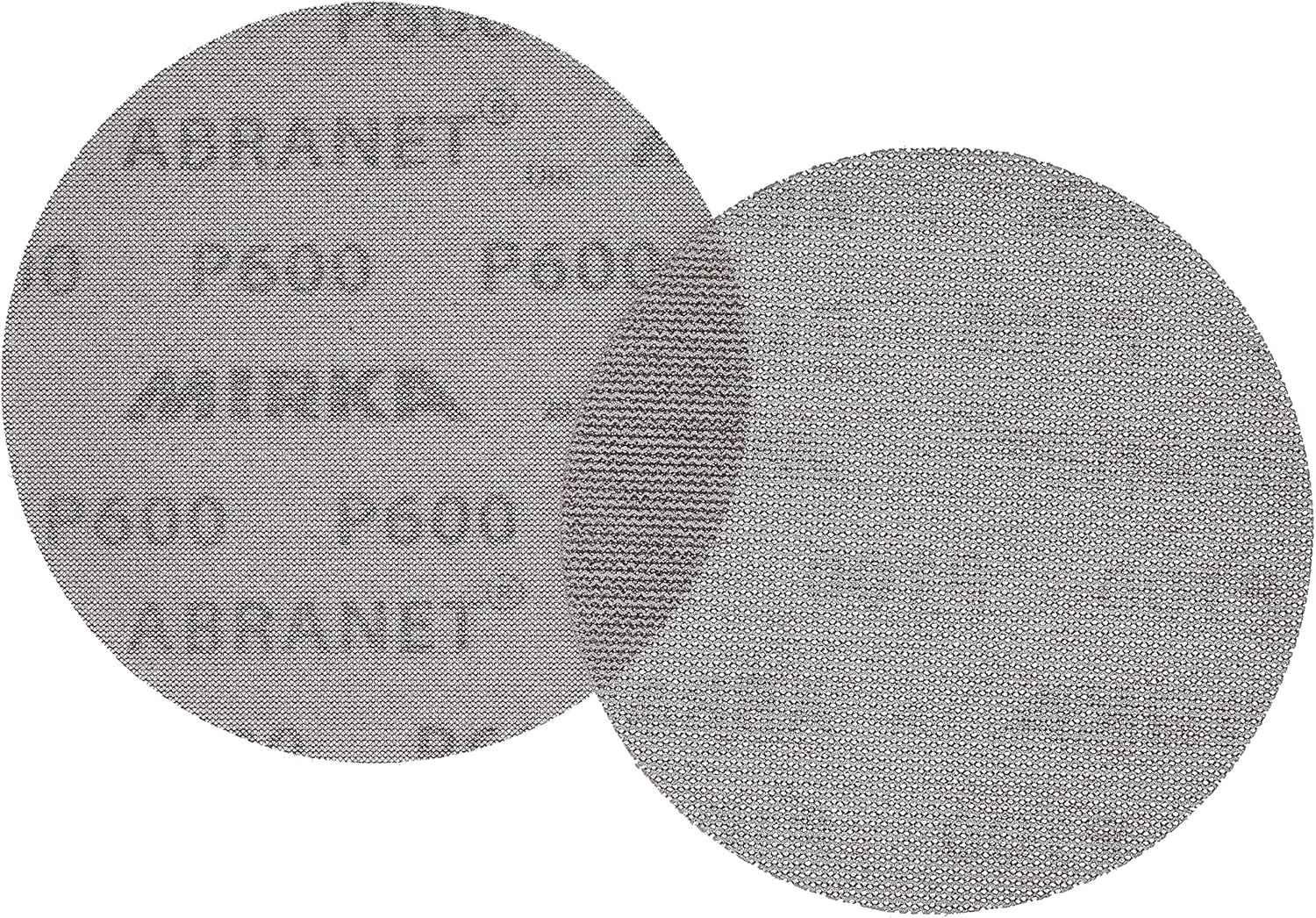 Mirka Abranet 6-Inch Sanding Discs - Grit 320, Hook and Loop, Dust-Free, 50 Pack