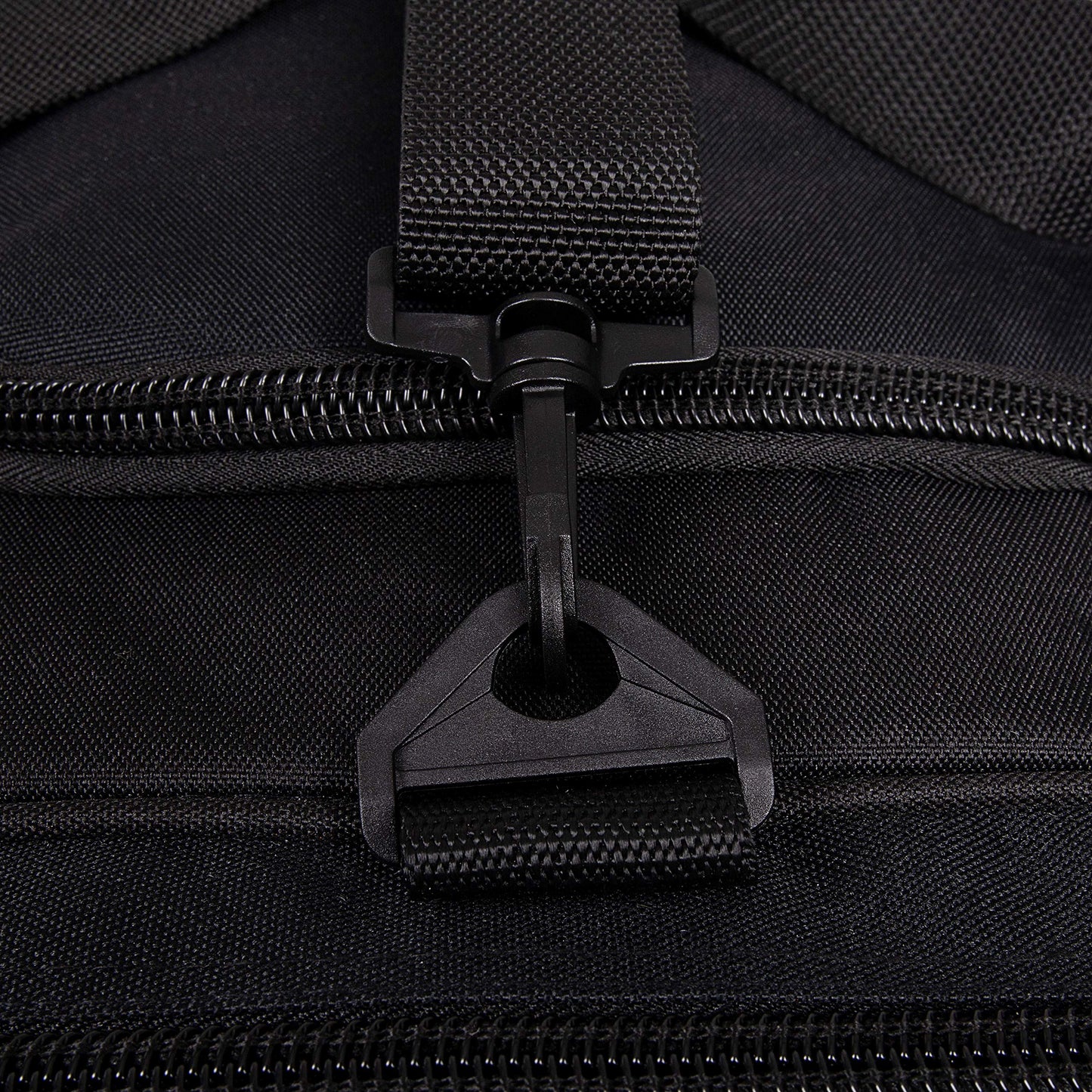 K-Cliffs Heavy Duty Tactical Range Duffel Quality Gear Travel Sports Gym Equipment Bag Military Molle Lockable Zippers with US Flag Patch 27 Inch Black