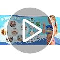 Terra Sage X Big Round Starfish Sand Remover for Beach Towels & Kids - Quick Clean Mitt
