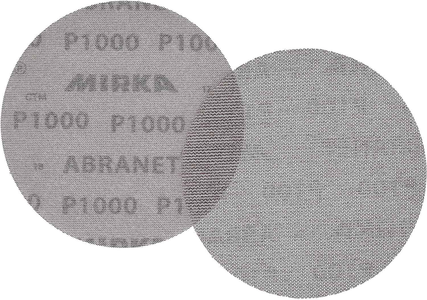 Mirka Abranet 6-Inch Sanding Discs - Grit 320, Hook and Loop, Dust-Free, 50 Pack