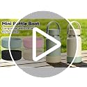 Silicone Protective Boot for 12oz and 20oz Water Bottles - Black