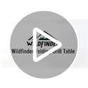 WildFinder 2x1.3 FT Folding Camping Table with Adjustable Height, Portable and Heat-Resistant