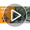 NDakter 18mm Heavy-Duty Anti-Theft Bike U Lock with 3 Keys, 5.9 x 2.6in Inner Size