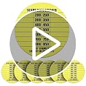 14 DOPE Stickers for Long Range Shooting - Fits Most Rifle Scope Caps