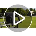 Portable Stadium Seats with Back Support - 21" Wide / Black