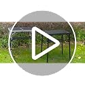 Anbte 2ft Folding Camping Table - Black, 24 x 16 in, 3 Adjustable Heights