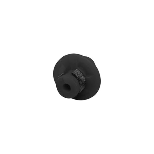 Slotted Kisser Button for Archery Bowstrings - Black