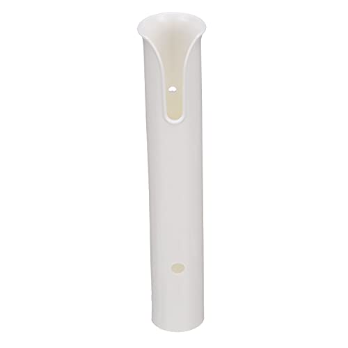 9-Inch PVC Fishing Rod Holder - White Storage Tube for 1.75-Inch Rod Grips