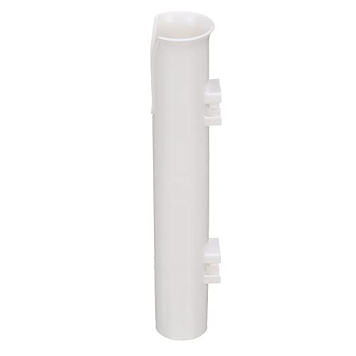 9-Inch PVC Fishing Rod Holder - White Storage Tube for 1.75-Inch Rod Grips