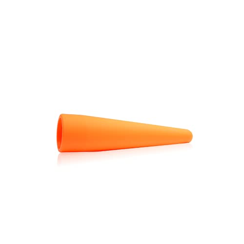 7-Inch Silicone Traffic Wand for 40-45mm Flashlight - Orange