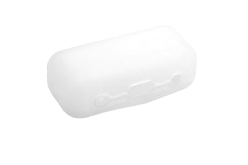 Silicone Razor Cover - Food-Grade Protector, Travel-Friendly, 2-Pack (Blue & White) - One Size