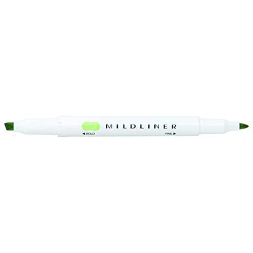 Zebra Highlighter MildLiner - Mild Green, Bold & Fine