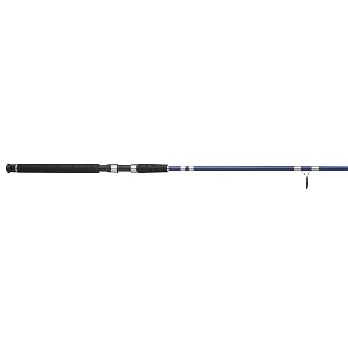Shakespeare Contender Spinning Rod, 8', 2-Piece Saltwater Fishing Rod, Medium Power, 10-20 lb Line Rating