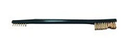 Double Ended Gun Cleaning Brush with Bronze Bristles - 9.2 Inches