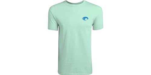 Costa Del Mar Unisex Adult Mossy Oak Coastal Short Sleeve Crewneck - Small / Chill