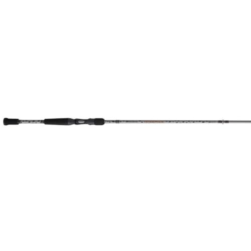 Abu Garcia 7' Vengeance Casting Fishing Rod, 1-Piece Rod, Medium Rod Power, Moderate Fast Action, Custom Ergonomic Reel Seat, Comfortable EVA Handle, 24-Ton Graphite Blank