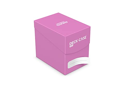 Ultimate Guard Deck Case 133+ Pink - Acid-Free Card Storage with Divider