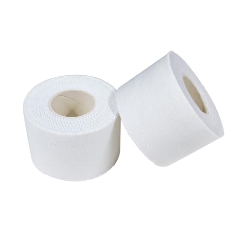 Athletic Tape - Easy to Tear Medical Grade 1.5in x 10yd - 2 Rolls