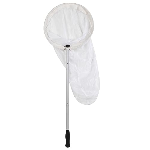 RESTCLOUD 12in Butterfly Net with 36.2in Extend & Detachable Push-Fit Handle, Crushable Pocket Net