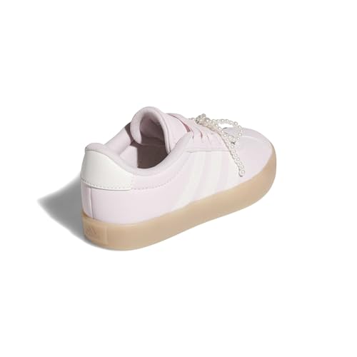 Kids' VL Court 3.0 Shoes - Distilled Pink/Zero Metallic/Clear Pink