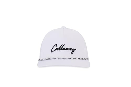 Callaway Retro Headwear – Birdie Putt Rope Hat, White