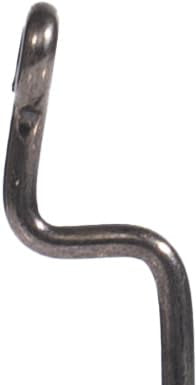Offset Worm Round Bend Bass Hooks - 4/0 Size, Super Slide Coating