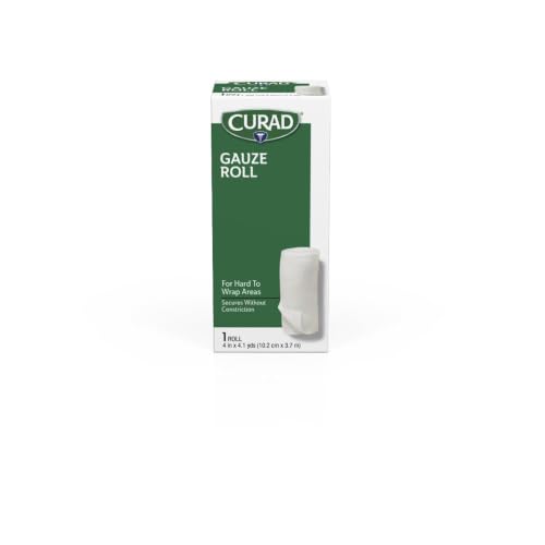 Cotton Stretch Gauze Bandage Roll - 4 Inch x 4.1 Yard - 1 Count