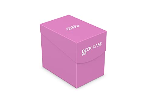 Ultimate Guard Deck Case 133+ Pink - Acid-Free Card Storage with Divider