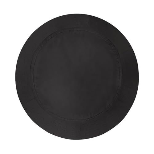 Personalized Black Sun Bucket Hat - One Size Foldable Cap