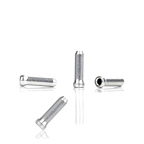 120 Pack Bicycle Cable End Caps - Aluminum Alloy Brake & Shifter Ferrules